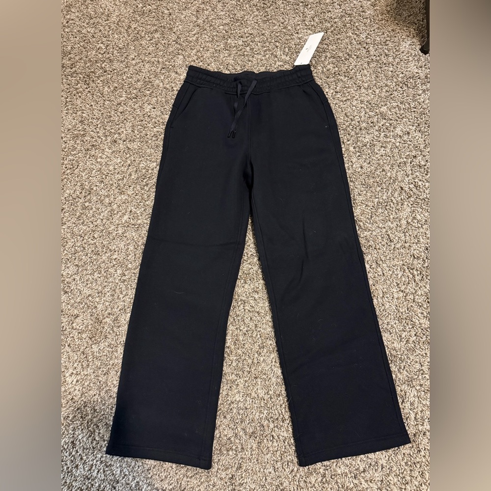 NWT CRZ YOGA Women's Black Sweatpants